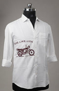 Rx-100 embroidery shirt by LION