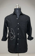 Butterfly embroidery shirt by LION