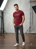 Men's “LION" Printed Casual T-Shirt